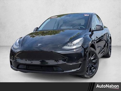 Solid Black 2021 Tesla Model Y Long Range Dual Motor All-Wheel Drive