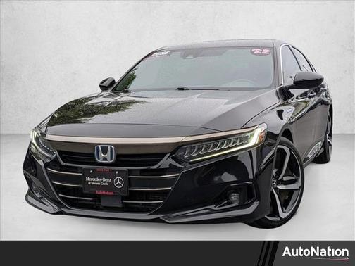 Crystal Black Pearl 2022 Honda Accord Hybrid Sport