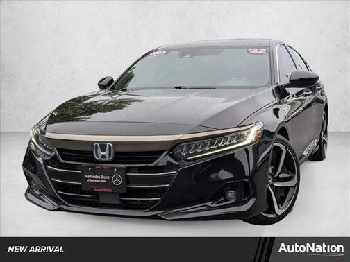 Crystal Black Pearl 2022 Honda Accord Hybrid Sport