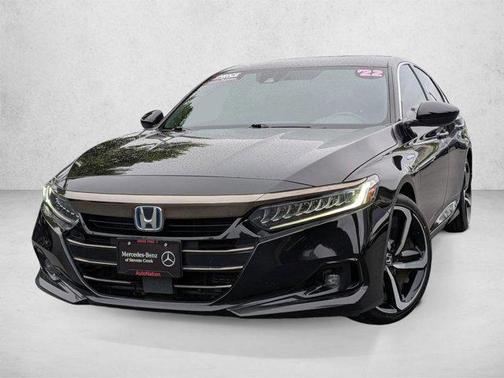 Crystal Black Pearl 2022 Honda Accord Hybrid Sport