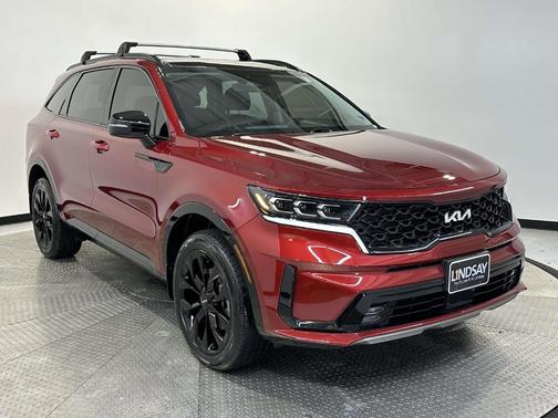 Passion Red Tintcoat 2023 Kia Sorento SX