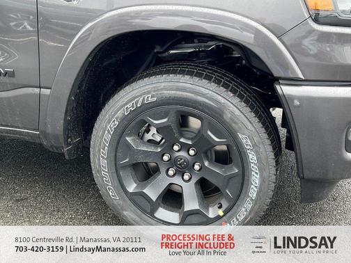 Granite Crystal Clearcoat Metallic 2026 RAM 1500 Big Horn/Lone Star