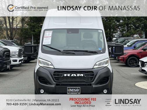 Bright White Clearcoat 2024 RAM ProMaster 3500 Delivery Van BEV Super High Roof
