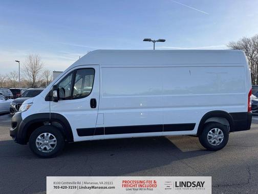 Bright White Clearcoat 2026 RAM ProMaster 2500 High Roof
