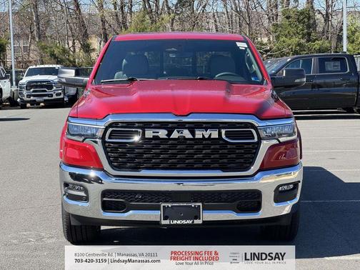 Molten Red Pearlcoat 2026 RAM 1500 Big Horn/Lone Star