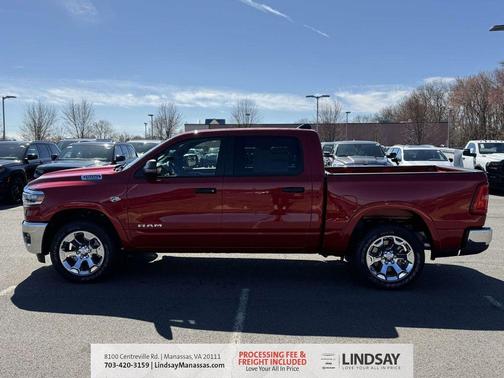 Molten Red Pearlcoat 2026 RAM 1500 Big Horn/Lone Star