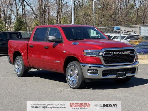 Molten Red Pearlcoat 2026 RAM 1500 Big Horn/Lone Star
