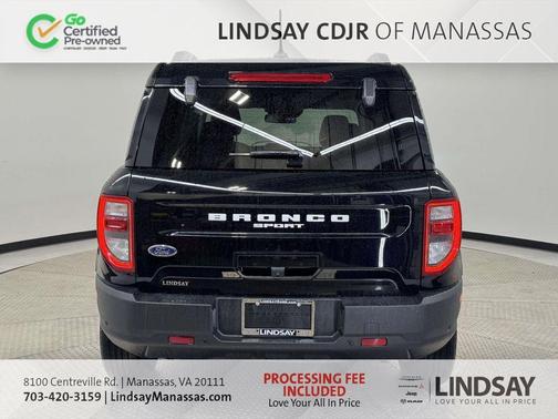 Shadow Black 2022 Ford Bronco Sport Outer Banks