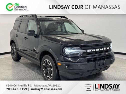 Shadow Black 2022 Ford Bronco Sport Outer Banks