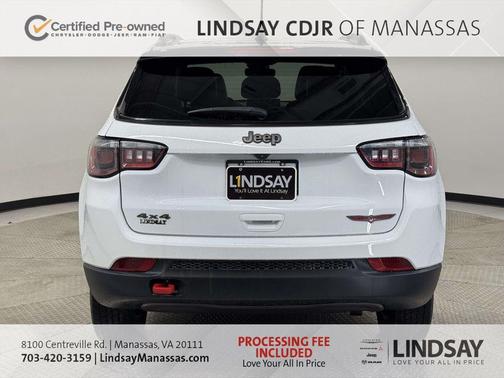 Bright White Clearcoat 2022 Jeep Compass Trailhawk