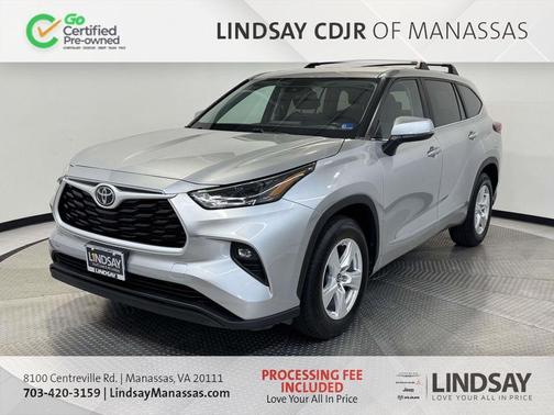 Celestial Silver Metallic 2023 Toyota Highlander LE