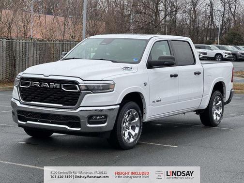 Bright White Clearcoat 2026 RAM 1500 Big Horn/Lone Star