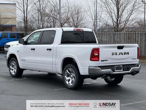 Bright White Clearcoat 2026 RAM 1500 Big Horn/Lone Star