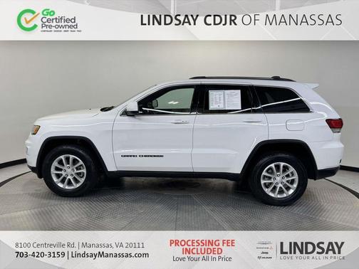 Bright White Clearcoat 2021 Jeep Grand Cherokee Laredo X