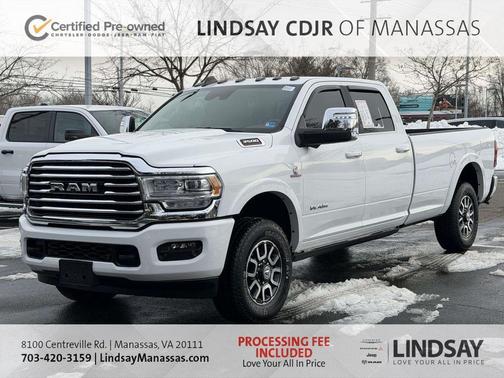 Bright White Clearcoat 2024 RAM 3500 Longhorn