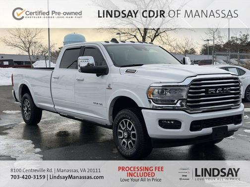 Bright White Clearcoat 2024 RAM 3500 Longhorn