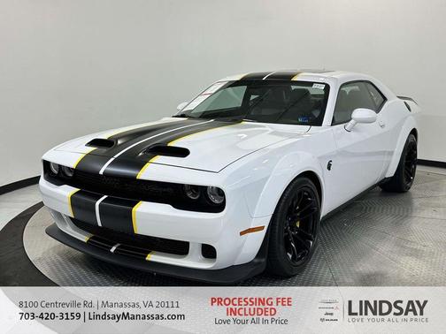 White Knuckle Clearcoat 2022 Dodge Challenger SRT Hellcat Redeye Widebody Jailbreak