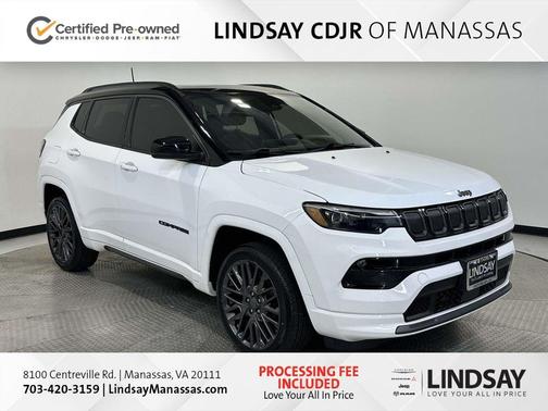 Bright White Clearcoat 2022 Jeep Compass Altitude