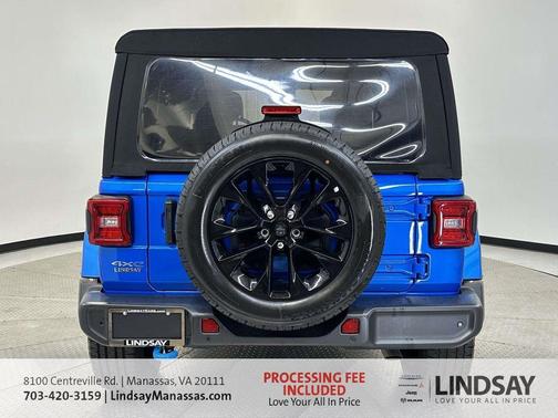 Hydro Blue Pearl 2024 Jeep Wrangler 4xe Sahara