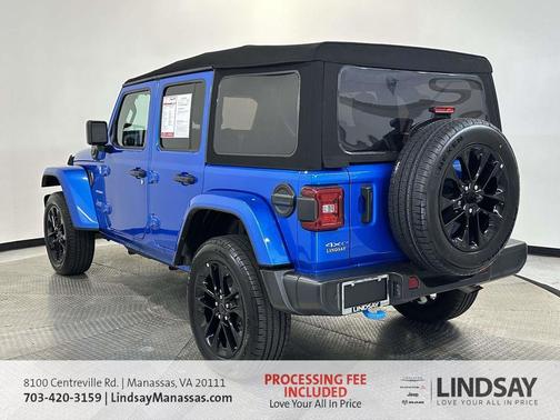 Hydro Blue Pearl 2024 Jeep Wrangler 4xe Sahara
