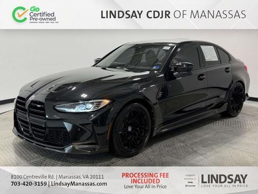 Black Sapphire Metallic 2023 BMW M3 Base