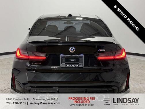 Black Sapphire Metallic 2023 BMW M3 Base