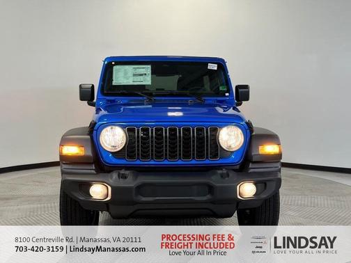 Hydro Blue Pearl 2026 Jeep Wrangler Sport