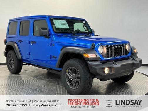 Hydro Blue Pearl 2026 Jeep Wrangler Sport