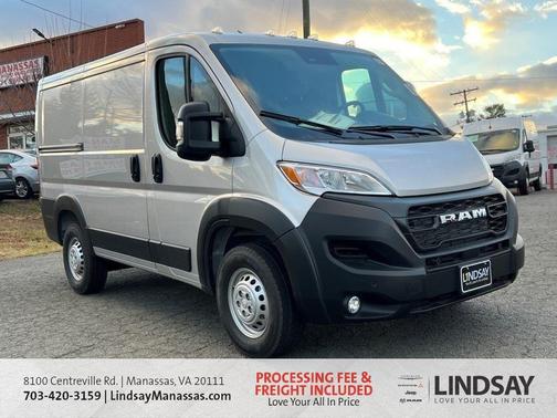 Bright Silver Clearcoat Metallic 2026 RAM ProMaster 1500 Low Roof