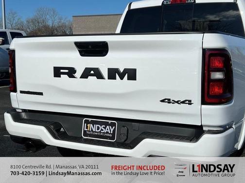 Bright White Clearcoat 2026 RAM 1500 Big Horn/Lone Star