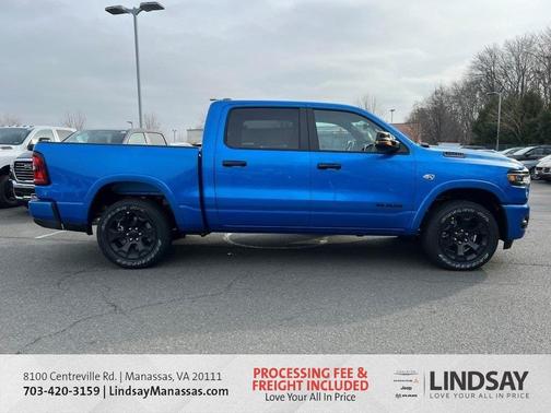 Hydro Blue Pearlcoat 2026 RAM 1500 Big Horn/Lone Star