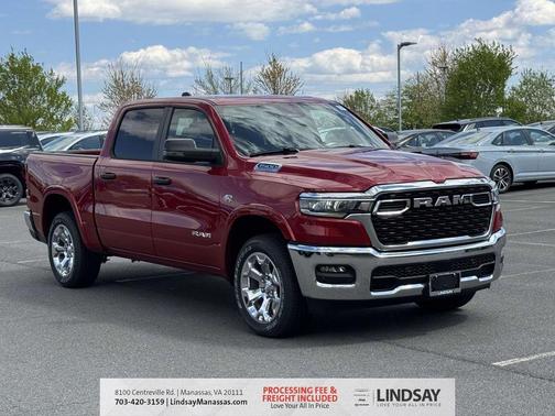 Molten Red Pearlcoat 2026 RAM 1500 Big Horn/Lone Star