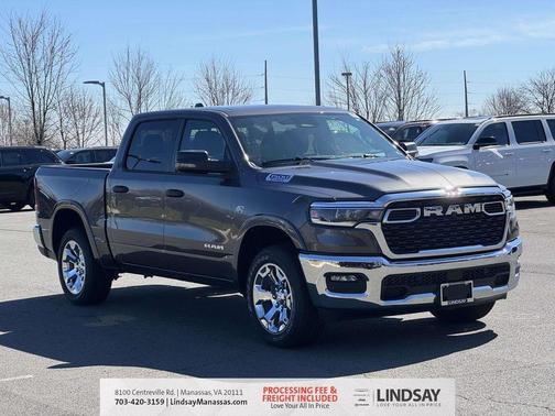 Granite Crystal Clearcoat Metallic 2026 RAM 1500 Big Horn/Lone Star