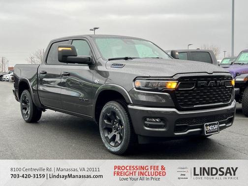 Granite Crystal Clearcoat Metallic 2026 RAM 1500 Big Horn/Lone Star