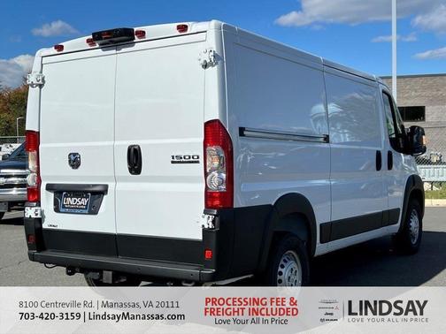 Bright White Clearcoat 2026 RAM ProMaster 1500 Low Roof