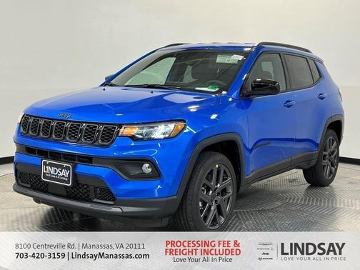 Hydro Blue Pearlcoat 2026 Jeep Compass Latitude