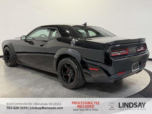 Pitch Black Clearcoat 2018 Dodge Challenger SRT Demon
