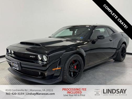 Pitch Black Clearcoat 2018 Dodge Challenger SRT Demon