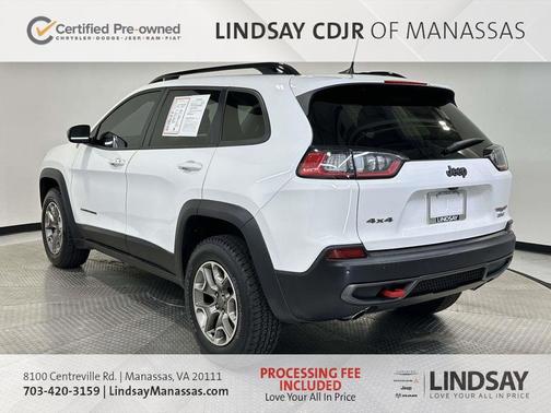 Bright White Clearcoat 2022 Jeep Cherokee Trailhawk