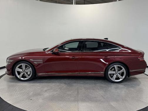 Red 2022 Genesis G80 3.5T