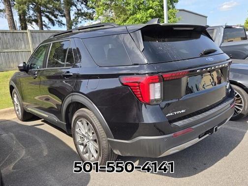 Black Metallic 2025 Ford Explorer Active