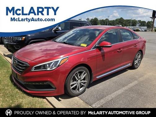 Scarlet Red 2017 Hyundai SONATA Sport 2.0T