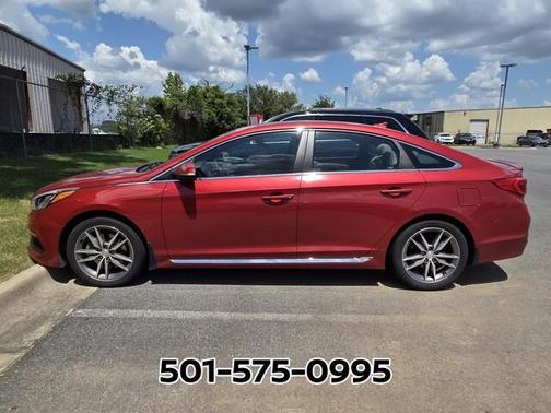 Scarlet Red 2017 Hyundai SONATA Sport 2.0T