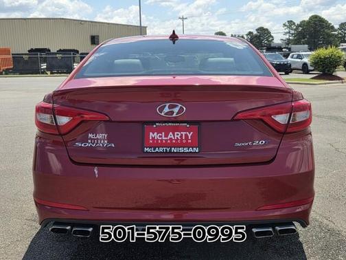 Scarlet Red 2017 Hyundai SONATA Sport 2.0T