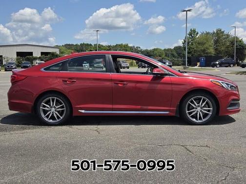 Scarlet Red 2017 Hyundai SONATA Sport 2.0T