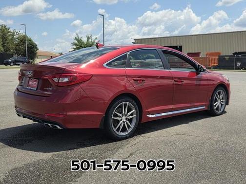 Scarlet Red 2017 Hyundai SONATA Sport 2.0T