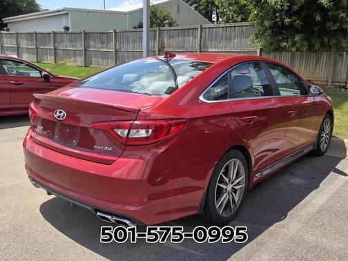 Scarlet Red 2017 Hyundai SONATA Sport 2.0T