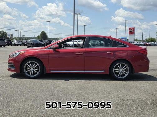 Scarlet Red 2017 Hyundai SONATA Sport 2.0T