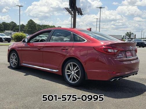 Scarlet Red 2017 Hyundai SONATA Sport 2.0T