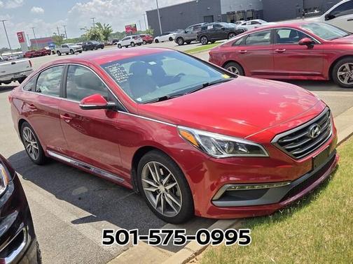 Scarlet Red 2017 Hyundai SONATA Sport 2.0T